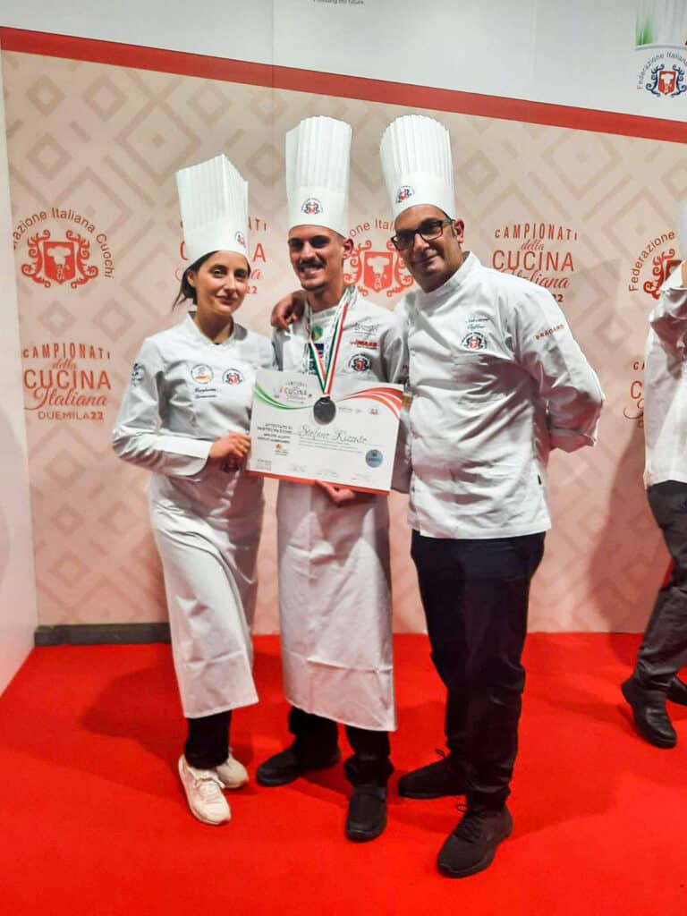 Miglior Allievo Rizzuto Stefano MEDAGLIE URCS Campionati della Cucina Italiana