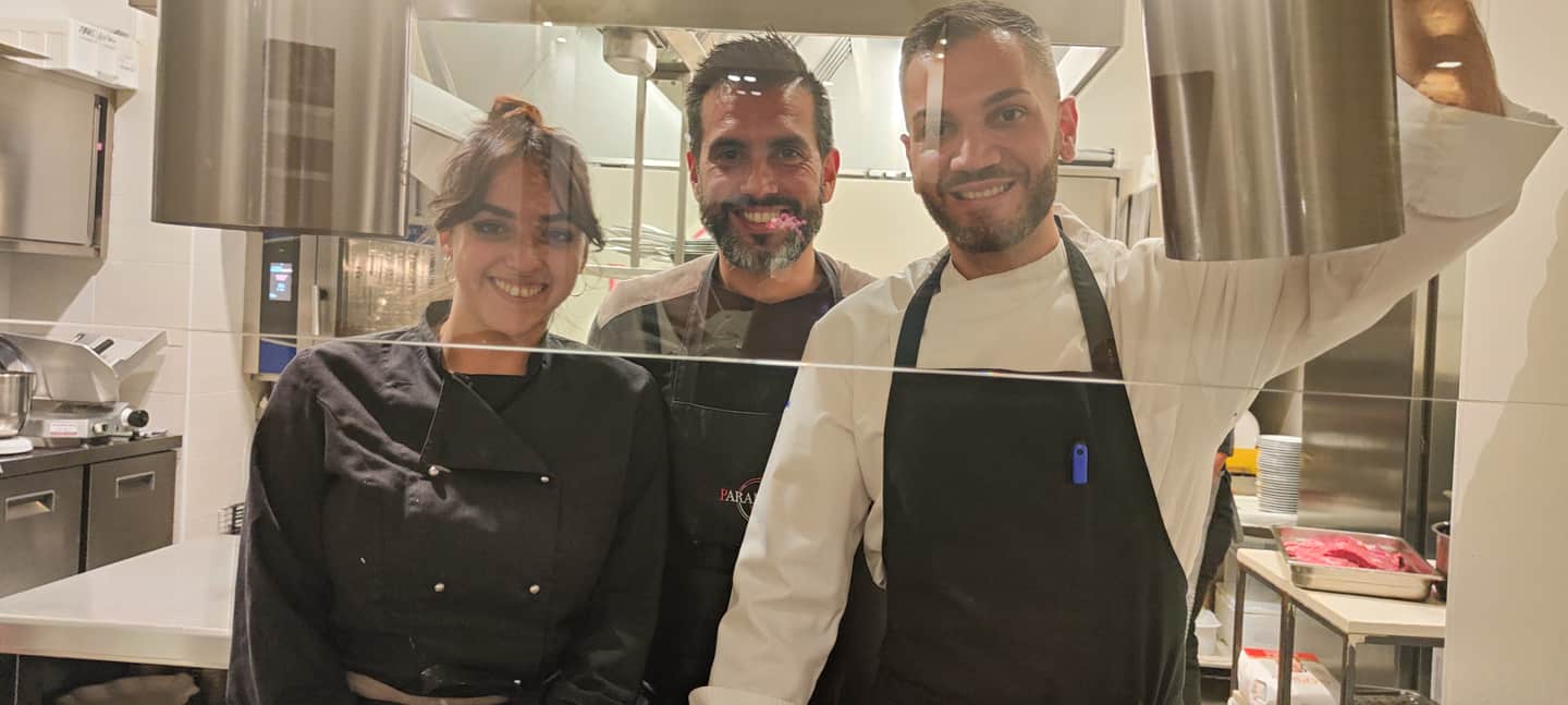 Sous Chef Jessica Corrieri-Chef Antonio Arnaud-Sous Chef Rosario Lima